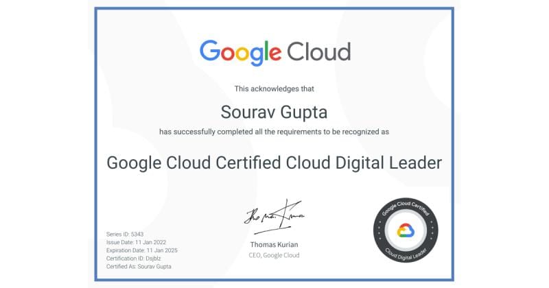 Google Cloud Digital Leader