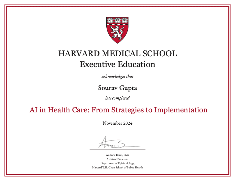 HMS- AI in Health Care